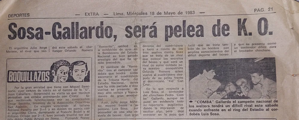 recorte sosa en Lima