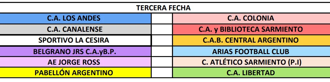 tercera